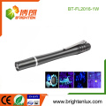 Factory Custom Made Hotel Occasion Handheld Aluminium 1w led uv highlighter pen